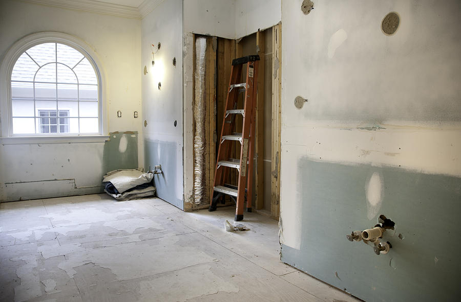 Master Bathroom Remodeling and Renovation in Progress Photograph by Ceneri