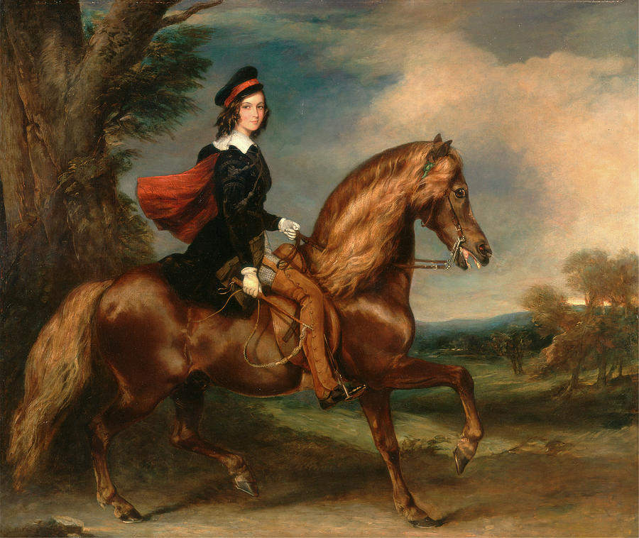 Portrait Painting - Master James Keith Fraser On His Pony, Sir Francis Grant by Litz Collection