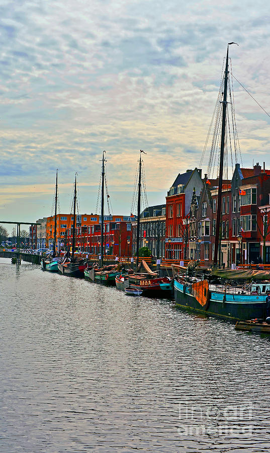 Masts Above the Canal Photograph by Elvis Vaughn