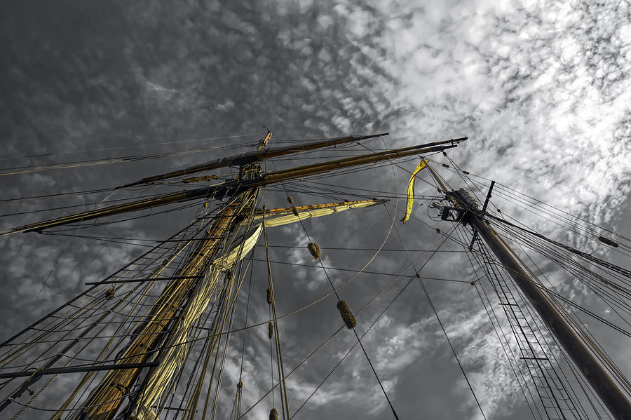 Masts and Rigging Photograph by Richard Macquade