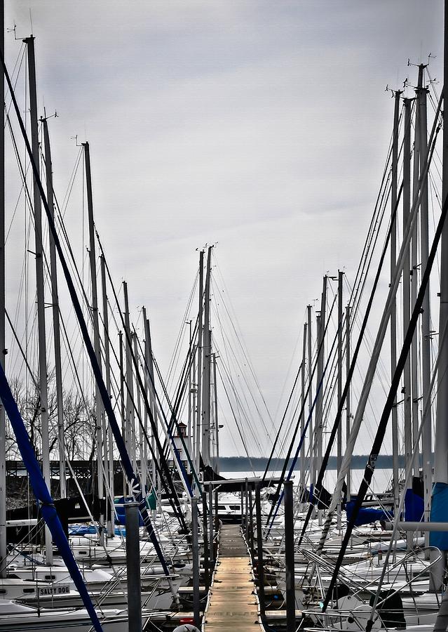 Masts Photograph by Greg Jackson