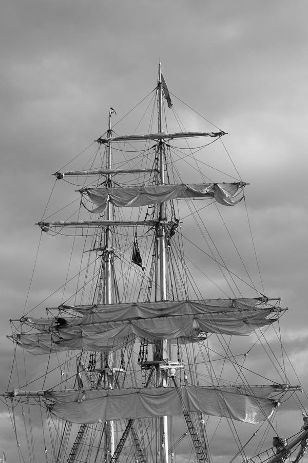 Masts of a brig Photograph by Ulrich Kunst And Bettina Scheidulin