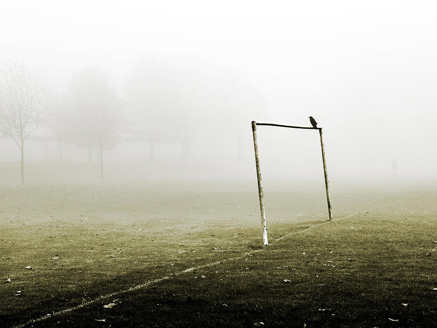 Football Photograph - Match Abandoned by Mark Rogan