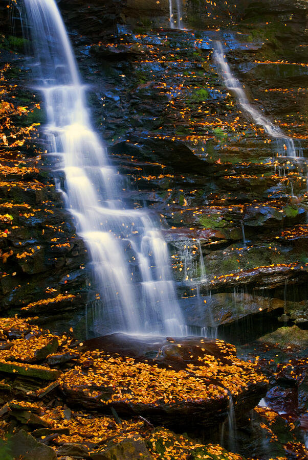 Matching Falls Photograph by Paul W Faust -  Impressions of Light
