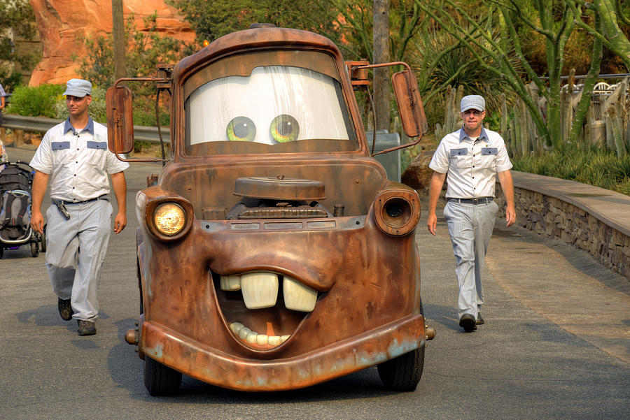Car Photograph - Mater And Friends by Ricky Barnard