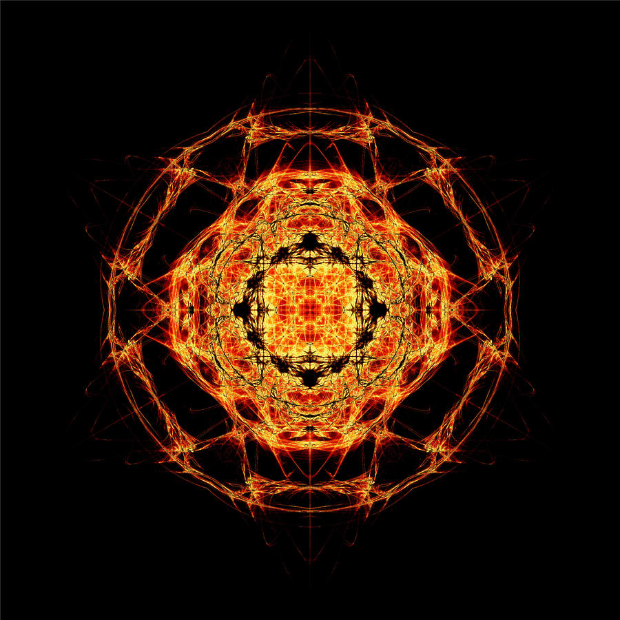 Math Mandala Digital Art by Sander Kleynend