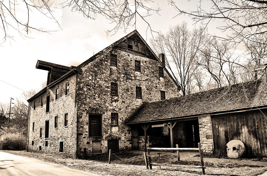 Mather Photograph - Mather Mill at Fort Washington Pa by Bill Cannon