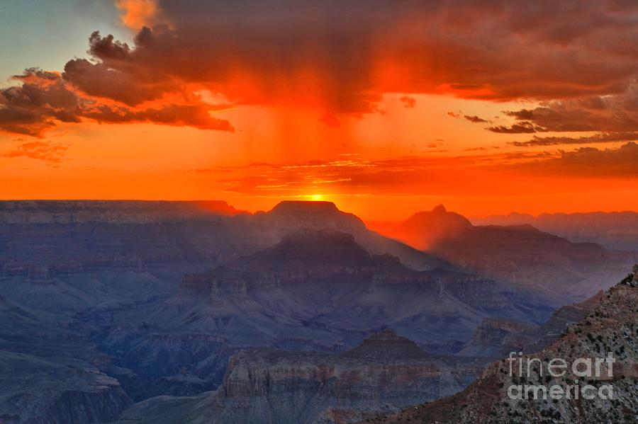 Mather Point Sunrise Photograph by Adam Jewell