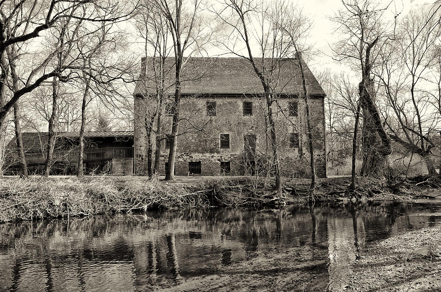 Grist Photograph - Mathers Grist Mill by Bill Cannon