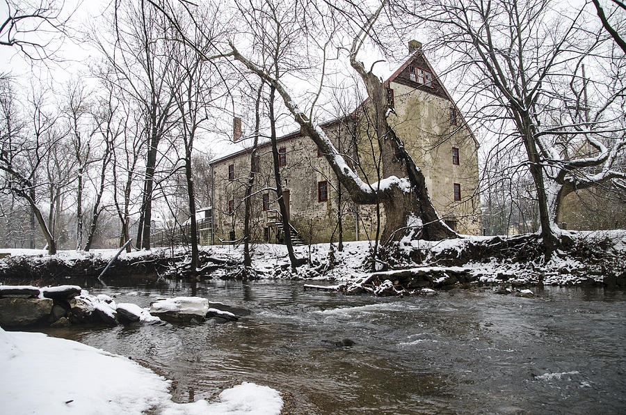 Winter Photograph - Mathers Mill in Winter by Bill Cannon
