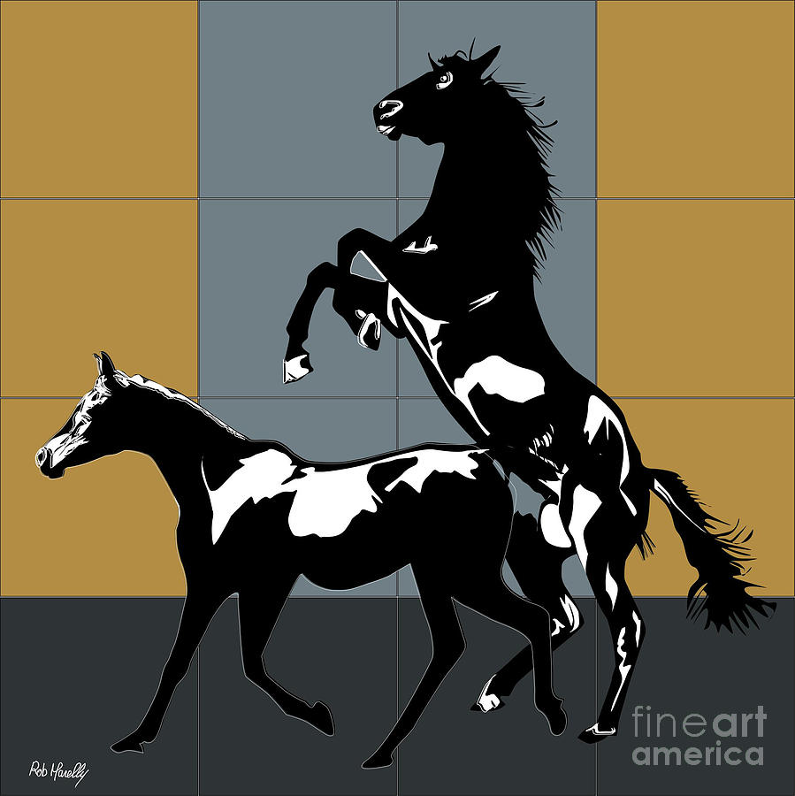 Horse mating art