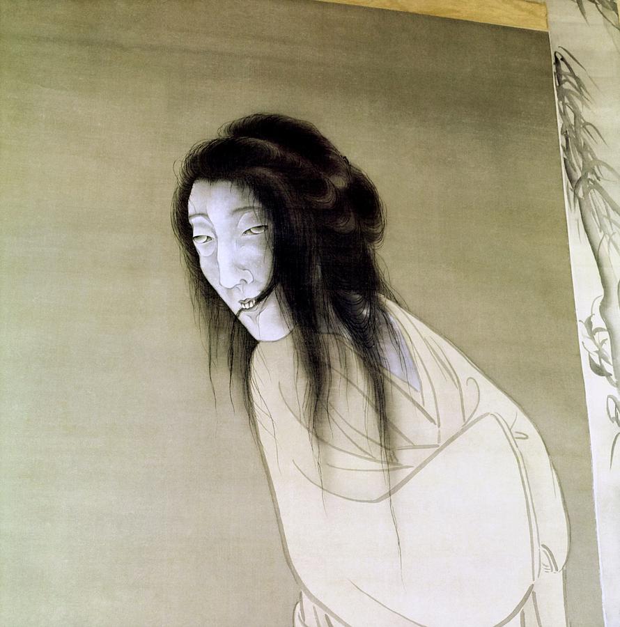 Matsumura Goshun Painting Of A Ghost Photograph by Horst P. Horst