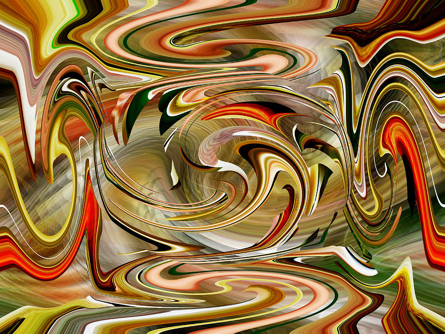 Matter of Time - digital abstract Digital Art by rd Erickson