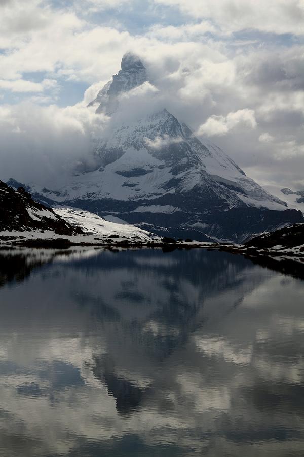 Matterhorn reflection from Riffelsee Lake Photograph by Jetson Nguyen