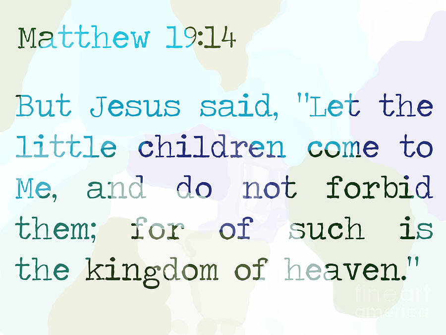 Matthew 19 Painting by Andrea Anderegg