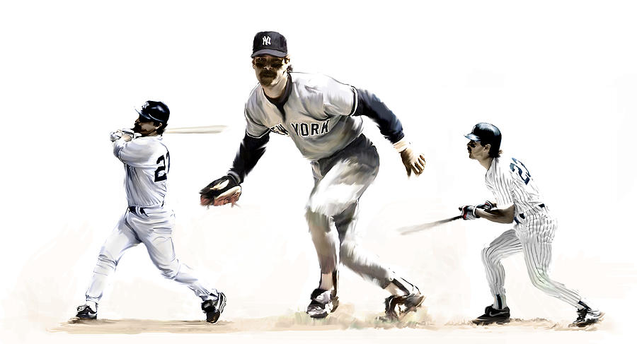 Don Mattingly Painting by Iconic Images Art Gallery David Pucciarelli