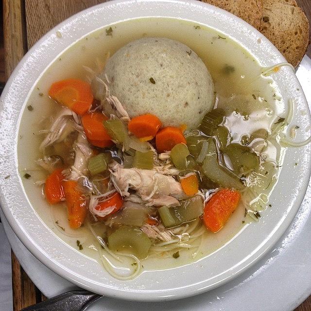 Matzo Ball Soup From Weiss Deli Photograph by Tamela Wolff
