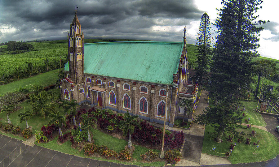 Maui Church  Photograph by James Roemmling