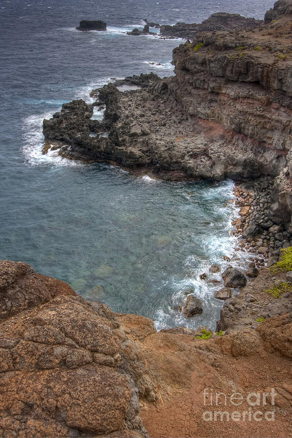 Maui cliff Photograph by Bryan Keil