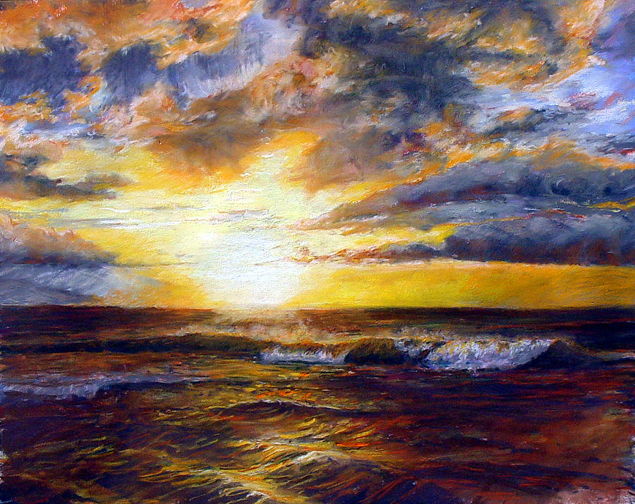 Maui Gold Painting by Mary Giacomini