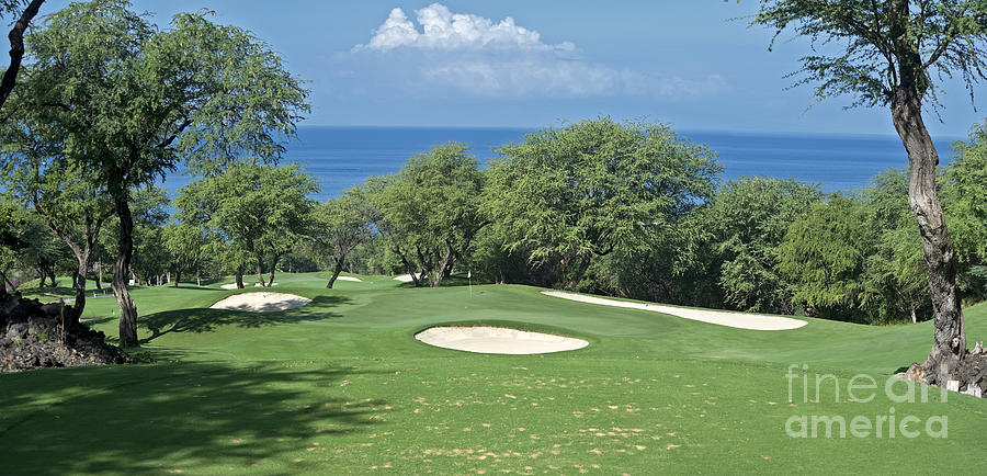 Golf Photograph - Maui Golf Landscape by Sheldon Kralstein