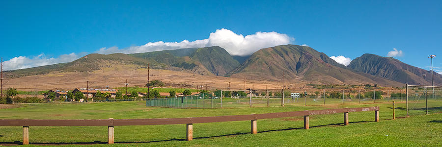 Maui Hawaii Mountains near Kaanapali   Photograph by Lars Lentz