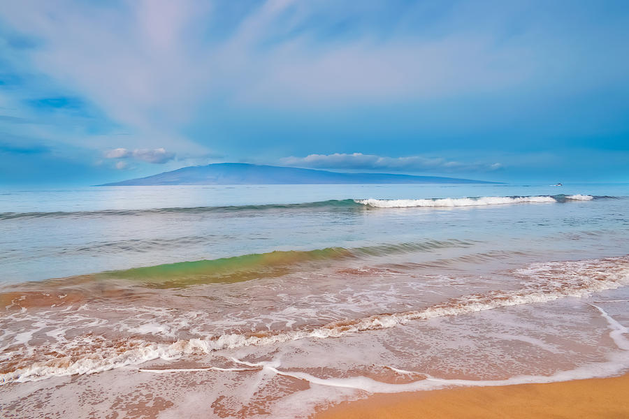 Maui Island in Hawaii beach sand ocean Photograph by Marek Poplawski