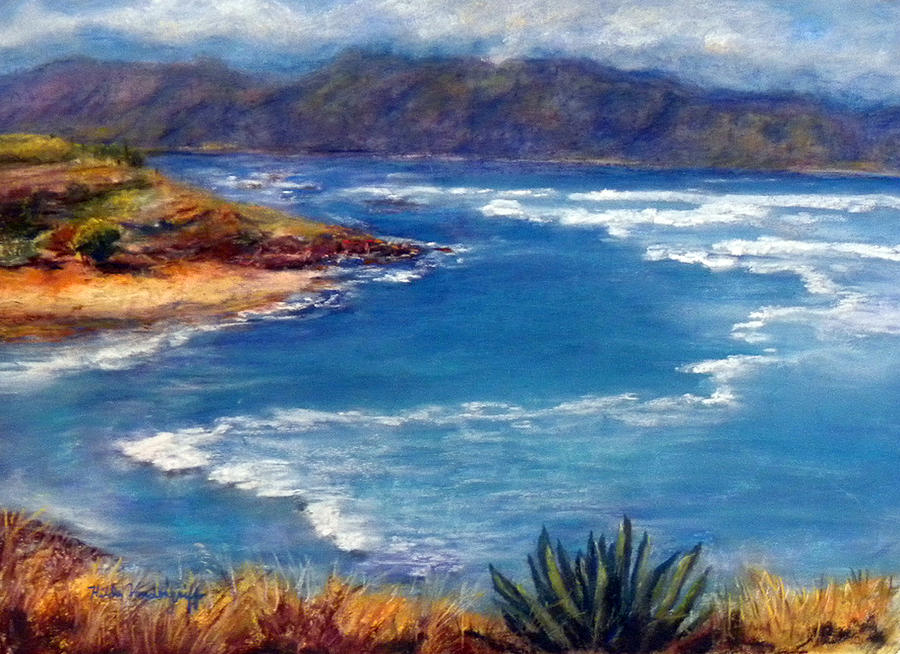 Maui North Shore Painting by Hilda Vandergriff