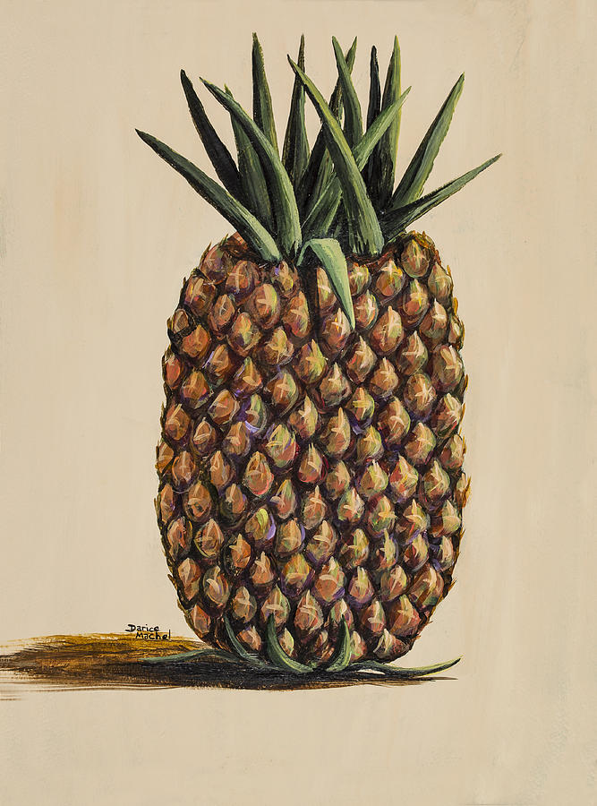 Maui Pineapple 3 Painting by Darice Machel McGuire