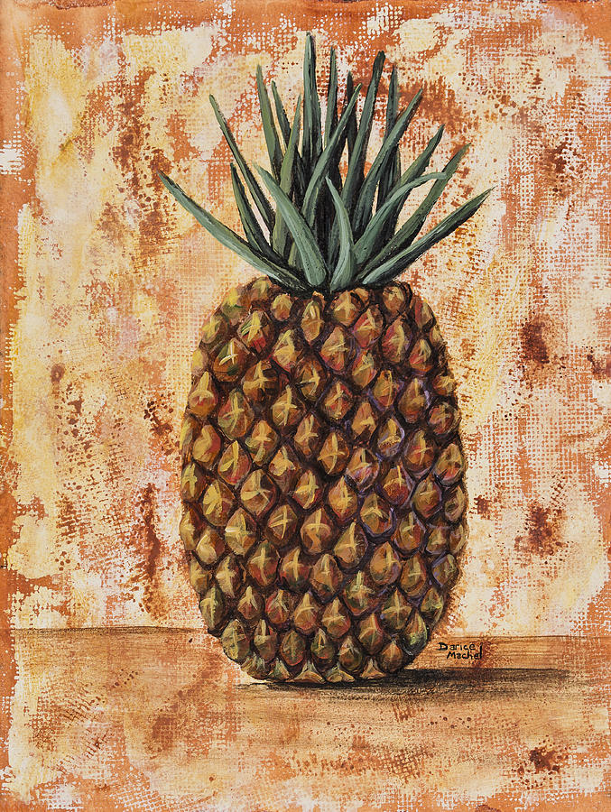 Maui Pineapple Painting by Darice Machel McGuire