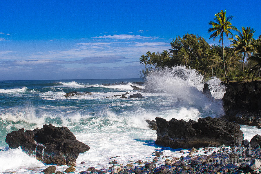 Maui shoreline Photograph by Ronald Lutz