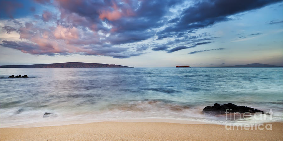 Beach Photograph - Maui Sunrise with Kahoolawe Molokini and Lanai by Dustin K Ryan