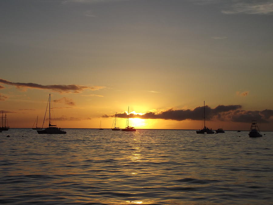 Maui Sunset Photograph by James McAdams