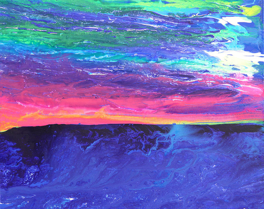 Maui Sunset Painting by Ralph White Maui Sunset Painting by Ralph White