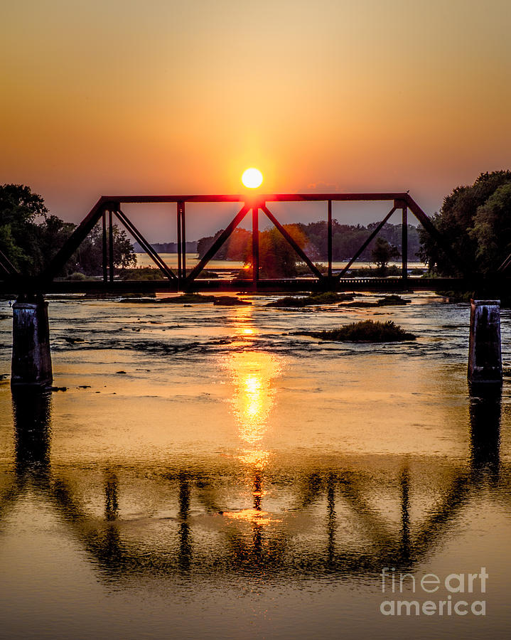 Maumee River At Grand Rapids Ohio Photograph by Michael Arend