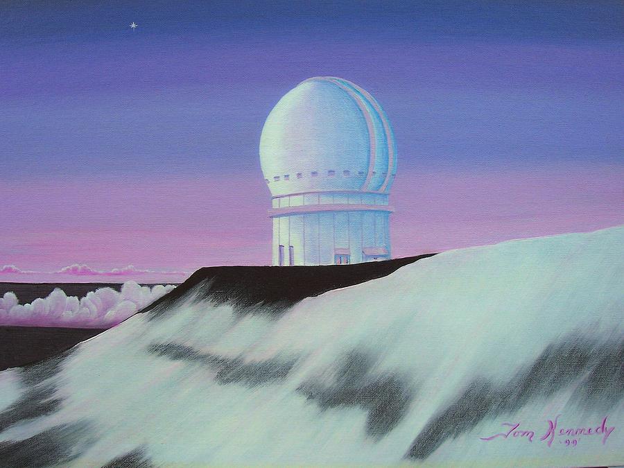 Mauna Kea In The Morning Painting by Thomas F Kennedy