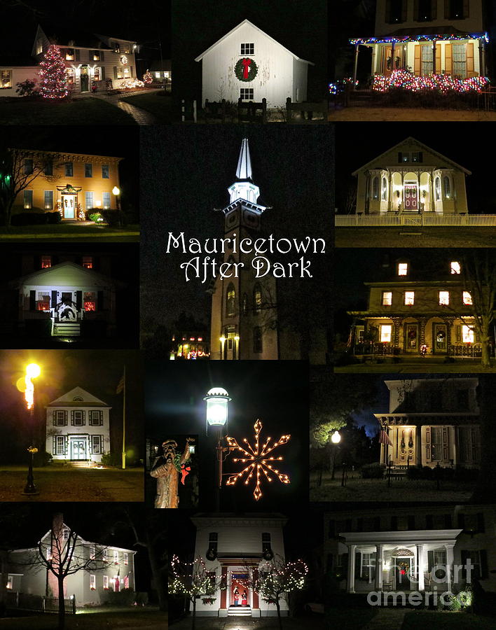 Mauricetown After Dark  Photograph by Nancy Patterson