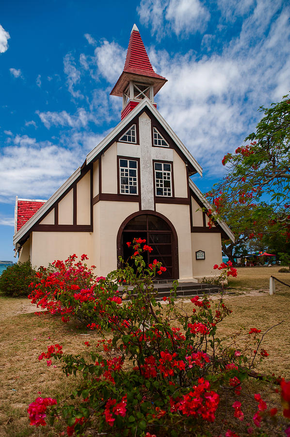 Mauritian Catholic Church.  Notre Dame Auxiliatrice Photograph by Jenny Rainbow