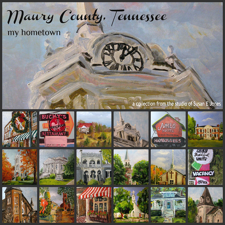 Maury County Tennessee Painting by Susan Elizabeth Jones