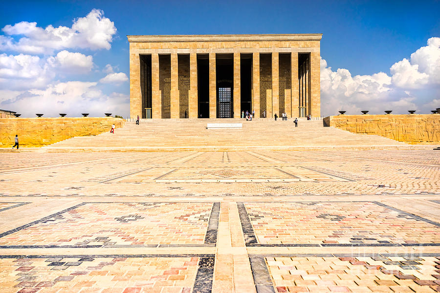 Mausoleum of Ataturk - Ankara Turkey Photograph by Luciano Mortula