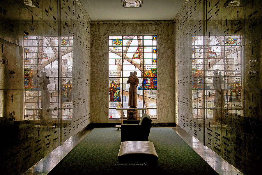 Mausoleum Stained Glass 04 Photograph by Thomas Woolworth | Fine Art ...