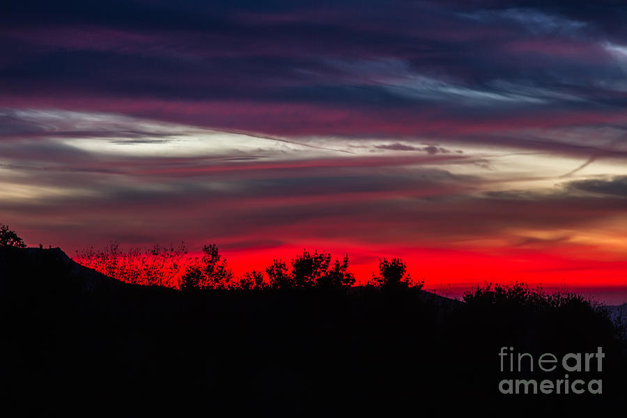 Max Patch Sunset Photograph by John Haldane