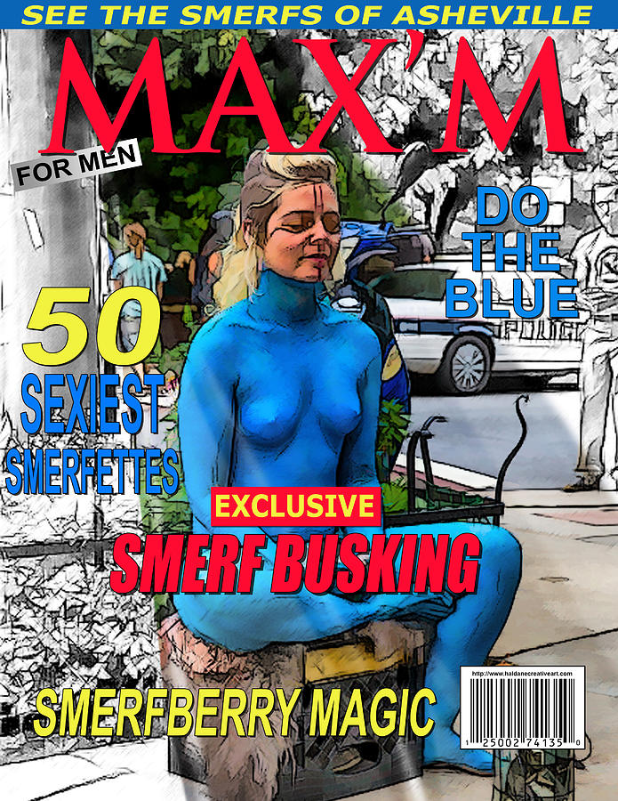 Magazine Digital Art - Maxim Magazine Parody by John Haldane