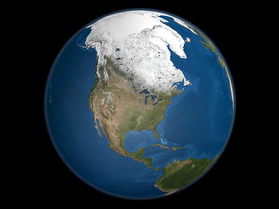 Maximum Arctic Sea Ice Cover Photograph by Nasa/gsfc/science Photo Library