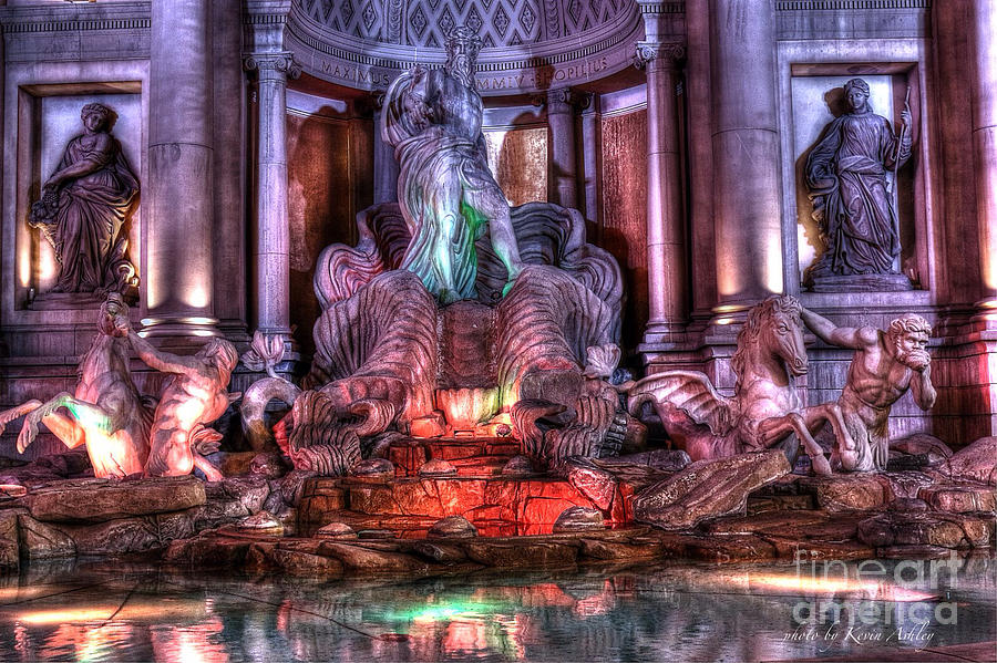 Maximus Sculpture - Trevi Fountain by Kevin Ashley