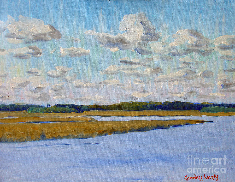 May River Morning Painting by Candace Lovely
