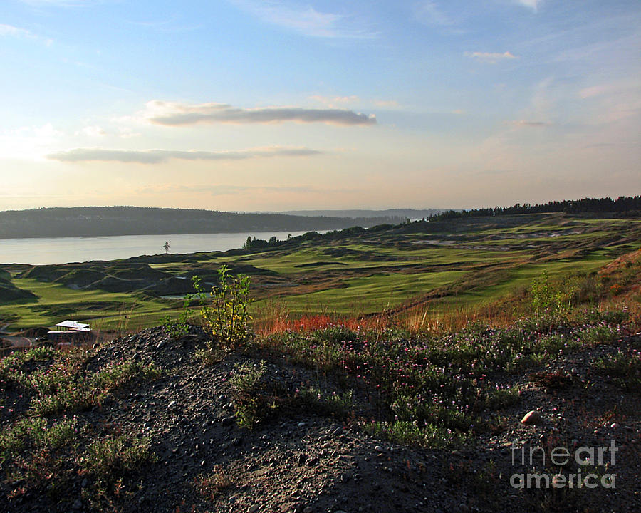 May Twilight Links - Chambers Bay Golf Course Photograph by Chris Anderson