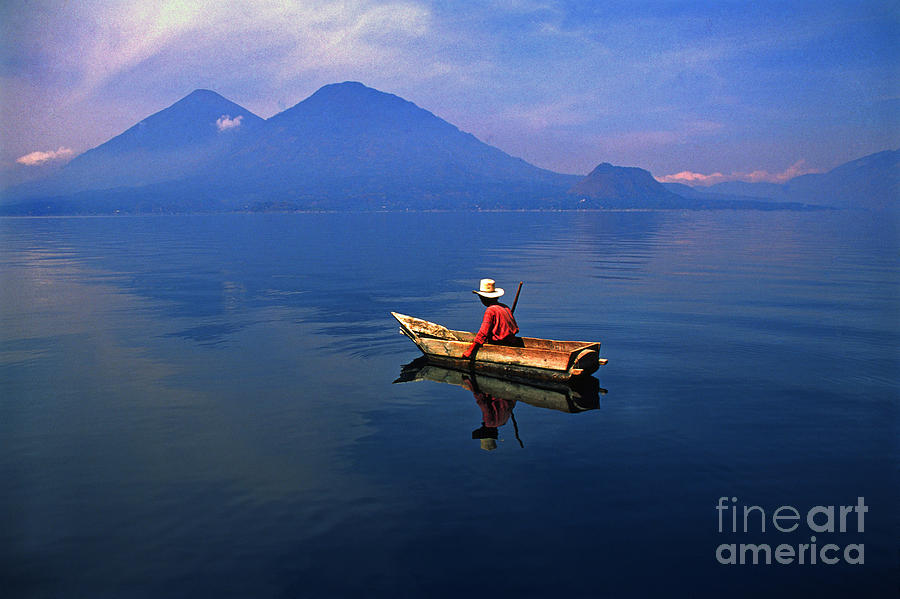 Mayan Fisherman Guatemala Photograph by Thomas R Fletcher