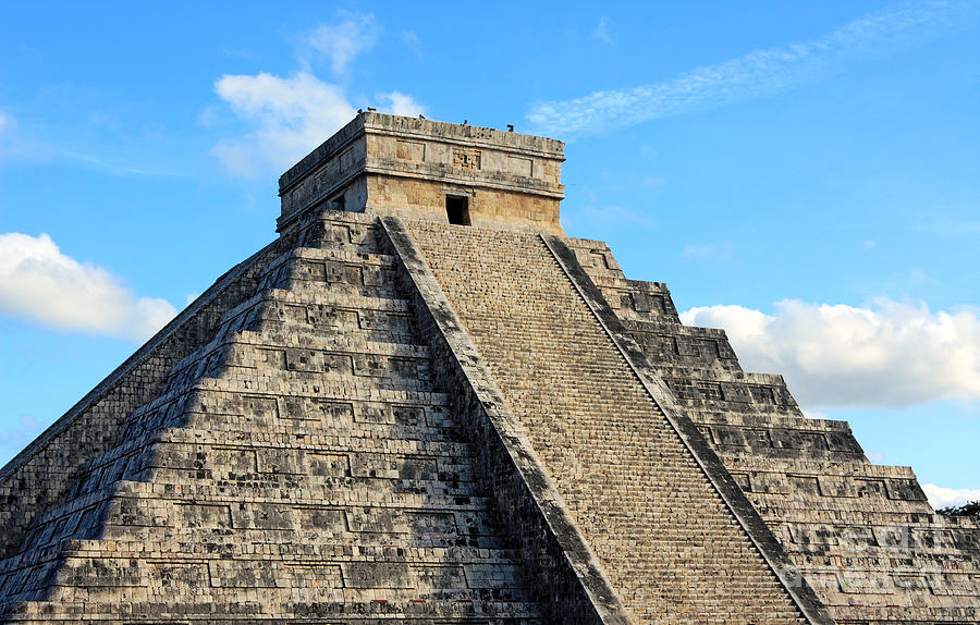 Mayan Photograph - Mayan Pyramid by Charline Xia