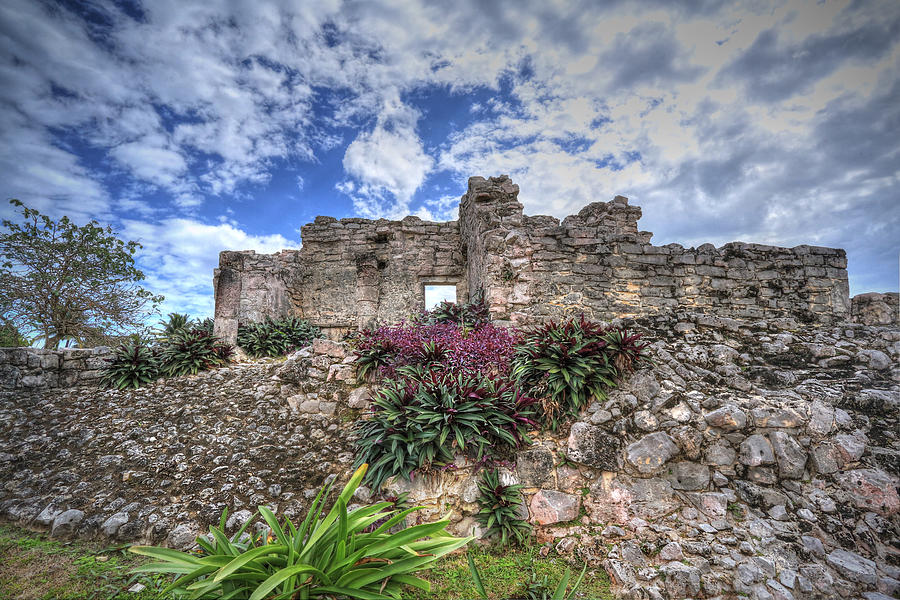 Mayan Ruin At Tulum Photograph